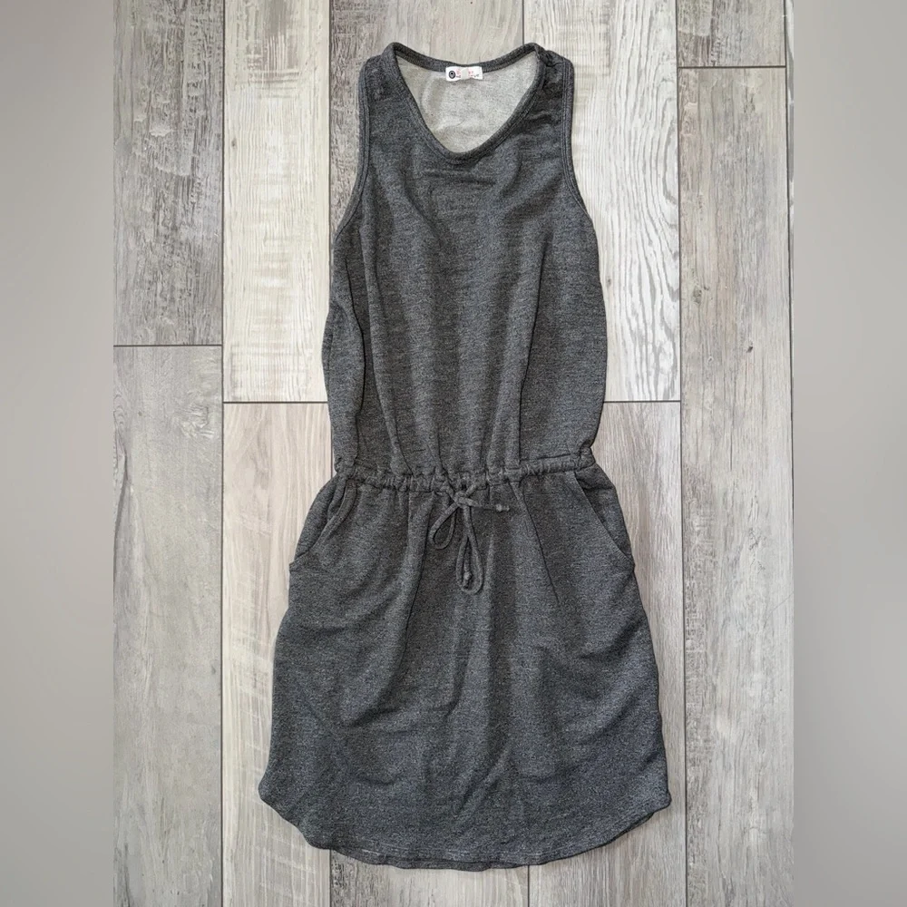 SUNDRY by Evereve Heathered Gray Weekender Tank Top Dress size 1 (small) - Picture 10 of 13